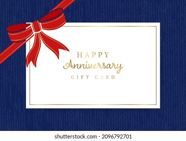 Anniversary Card Design, Frame Template
