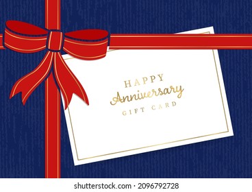 Diseño de tarjetas de aniversario, plantilla de marco