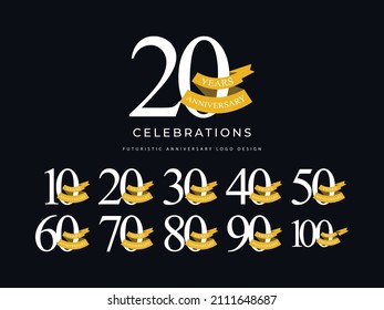 Anniversary celebration Logo Colletions Template 