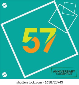 anniversary celebration vector concept template design illustration
