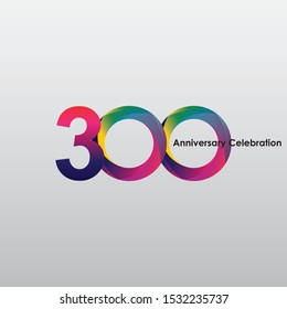 Anniversary celebration vector design template