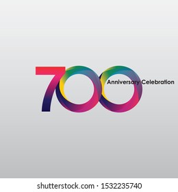 Anniversary celebration vector design template