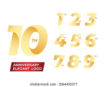 anniversary celebrations Logo Colletions Template 