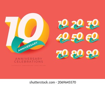 anniversary celebrations Logo Colletions Template 