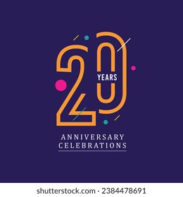 anniversary celebrations Logo Colletions Template