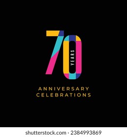 anniversary celebrations Logo Colletions Template