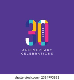 anniversary celebrations Logo Colletions Template