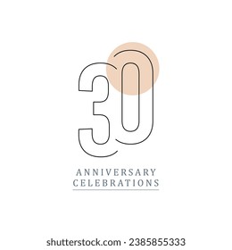 anniversary celebrations Logo Colletions Template