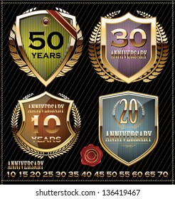 Anniversary design element collection
