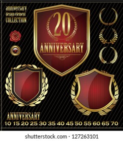 Anniversary design element collection red edition