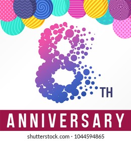 Anniversary Design Stock Vector