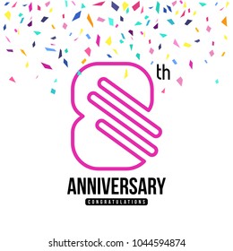 Anniversary Design Stock Vector