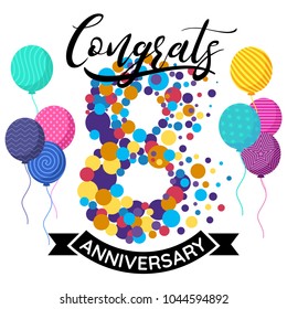 Anniversary Design Stock Vector