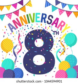 Anniversary Design Stock Vector