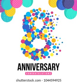 Anniversary Design Stock Vector