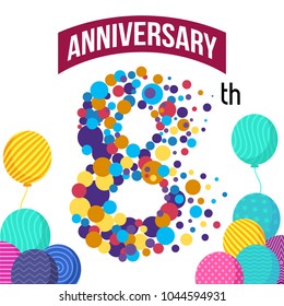 Anniversary Design Stock Vector