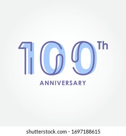 Anniversary Elegant Number Vector Design
