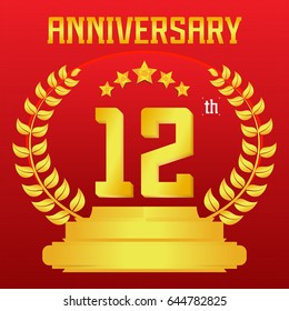Anniversary emblem, 12