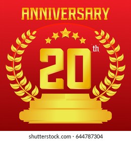Anniversary emblem, 20