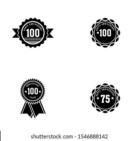 anniversary emblem logo design inspiration