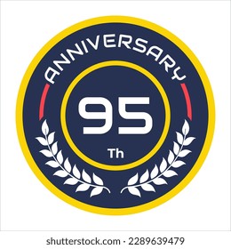 emblema del aniversario número de logotipo vectorial 1 a 100 con elementos portadores de arroz fresco