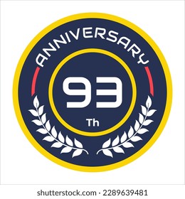 anniversary emblem vector logo numbers 1 to 100 with cool rice paddy vector elements