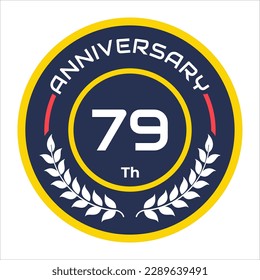 anniversary emblem vector logo numbers 1 to 100 with cool rice paddy vector elements