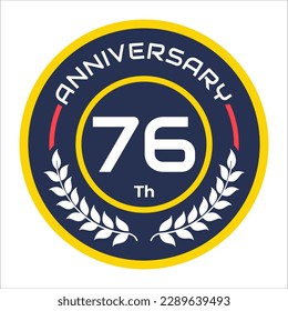 emblema del aniversario número de logotipo vectorial 1 a 100 con elementos portadores de arroz fresco