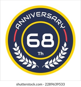 anniversary emblem vector logo numbers 1 to 100 with cool rice paddy vector elements
