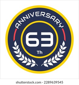 anniversary emblem vector logo numbers 1 to 100 with cool rice paddy vector elements