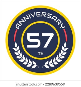 anniversary emblem vector logo numbers 1 to 100 with cool rice paddy vector elements