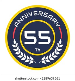 anniversary emblem vector logo numbers 1 to 100 with cool rice paddy vector elements