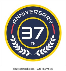 emblema del aniversario número de logotipo vectorial 1 a 100 con elementos portadores de arroz fresco