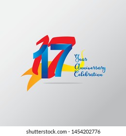 anniversary emblems 17 in anniversary concept template design