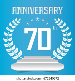 Anniversary emblems 70