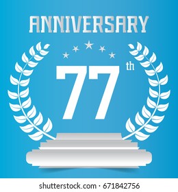 Anniversary emblems 77