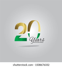 Anniversary emblems anniversary template desig vector