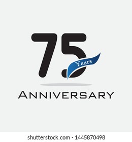 Anniversary emblems , anniversary template design for web, game ,Creative poster, booklet, leaflet, flyer, magazine, invitation card - Vector