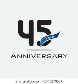 Anniversary emblems , anniversary template design for web, game ,Creative poster, booklet, leaflet, flyer, magazine, invitation card - Vector
