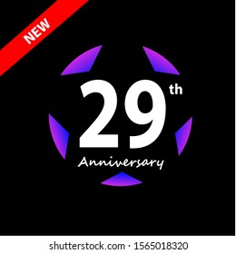 Anniversary emblems , anniversary template design for web, game ,Creative poster, booklet, leaflet, flyer, magazine, invitation card