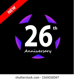Anniversary emblems , anniversary template design for web, game ,Creative poster, booklet, leaflet, flyer, magazine, invitation card