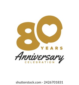 Anniversary Gold Number Vector Design Collection
