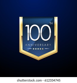 Anniversary gold shield