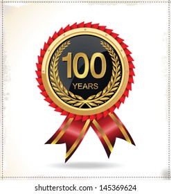 Anniversary golden label