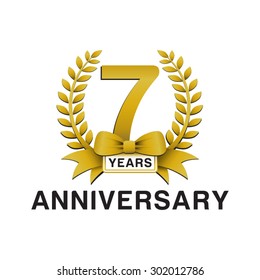 anniversary golden wreath logo 7