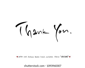 anniversary greeting / Handwritten calligraphy -vector