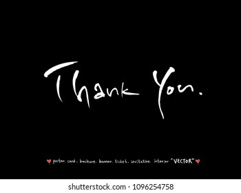 anniversary greeting / Handwritten calligraphy - vector