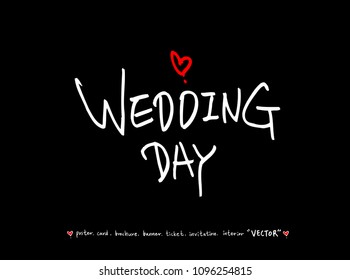 anniversary greeting / Handwritten calligraphy - vector
