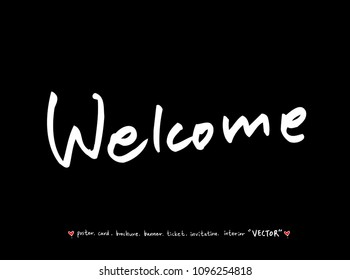 anniversary greeting / Handwritten calligraphy - vector