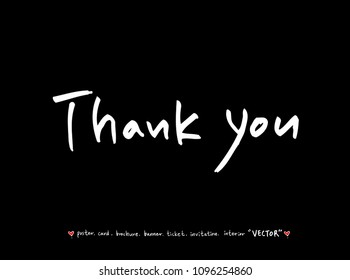 anniversary greeting / Handwritten calligraphy - vector